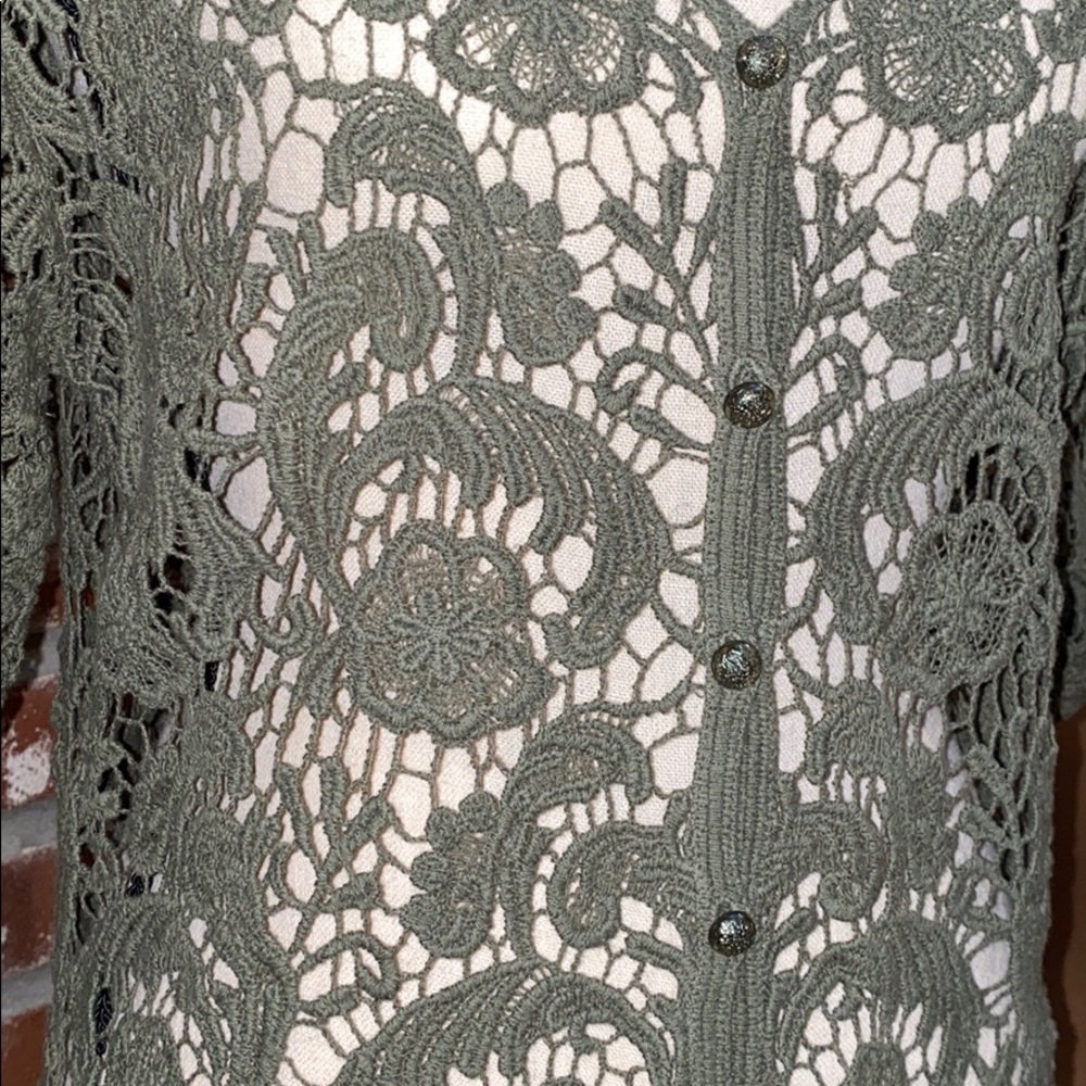 Crochet Button Up Top - Picture 2 of 7